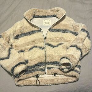Altar’d State Fuzzy Sweater/Jacket- Size Small